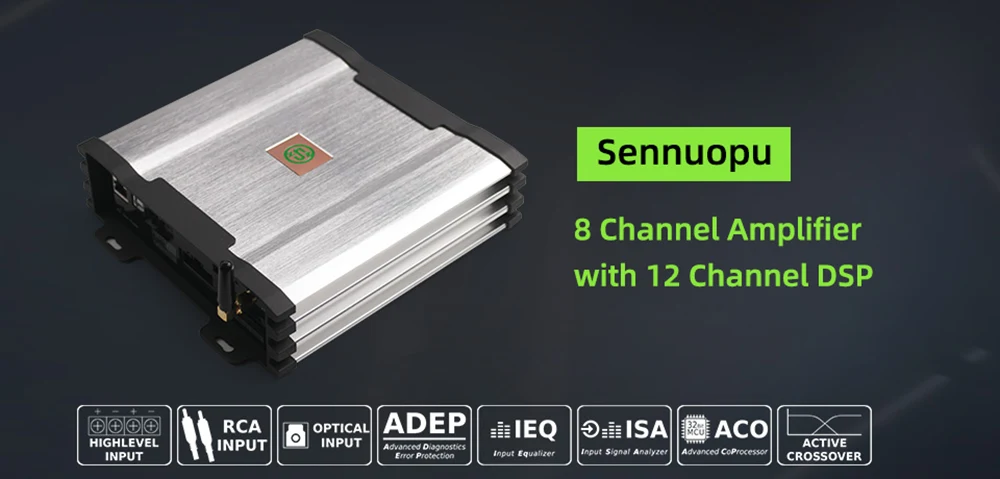 12 Channel Digital Sound Processor with 8 Channel Amplifier