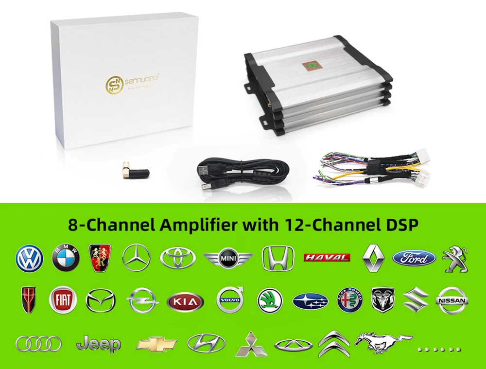 12 Channel Digital Sound Processor with 8 Channel Amplifier