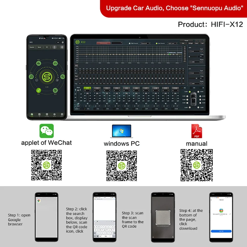 Car DSP Amplifier 8 CH AMP with 10 CH Digital Signal Processor
