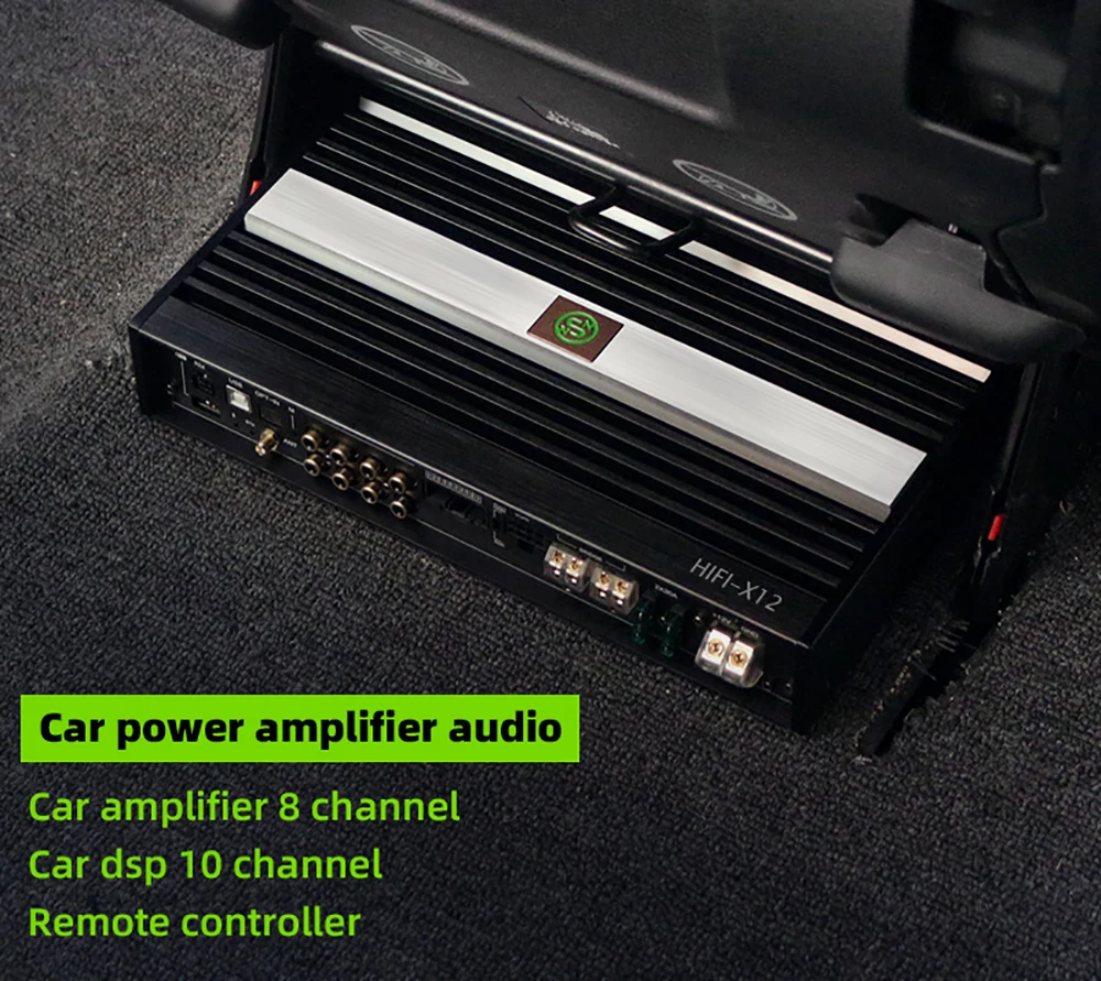 Car DSP Amplifier 8 CH AMP with 10 CH Digital Signal Processor